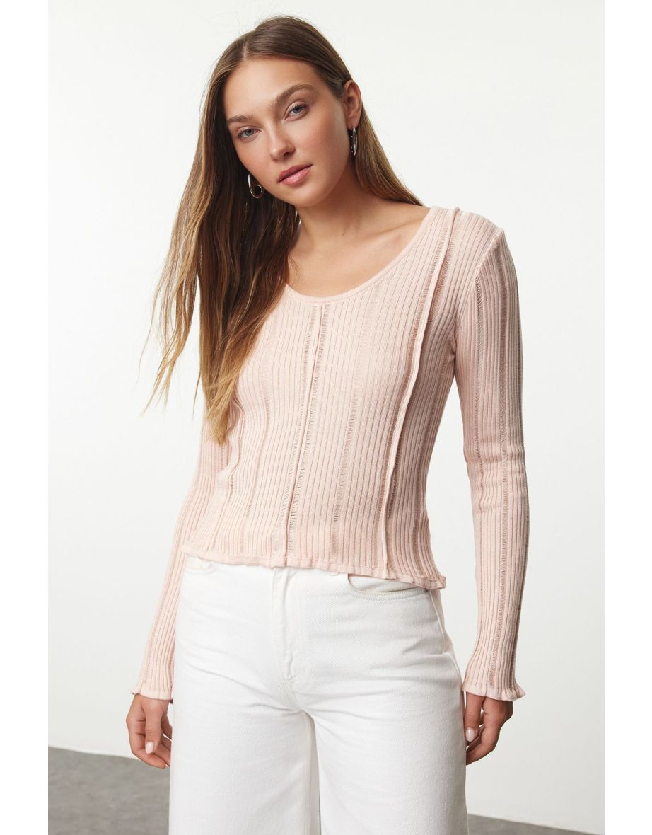 Powder Premium Quality Knit Detailed Knitwear Sweater