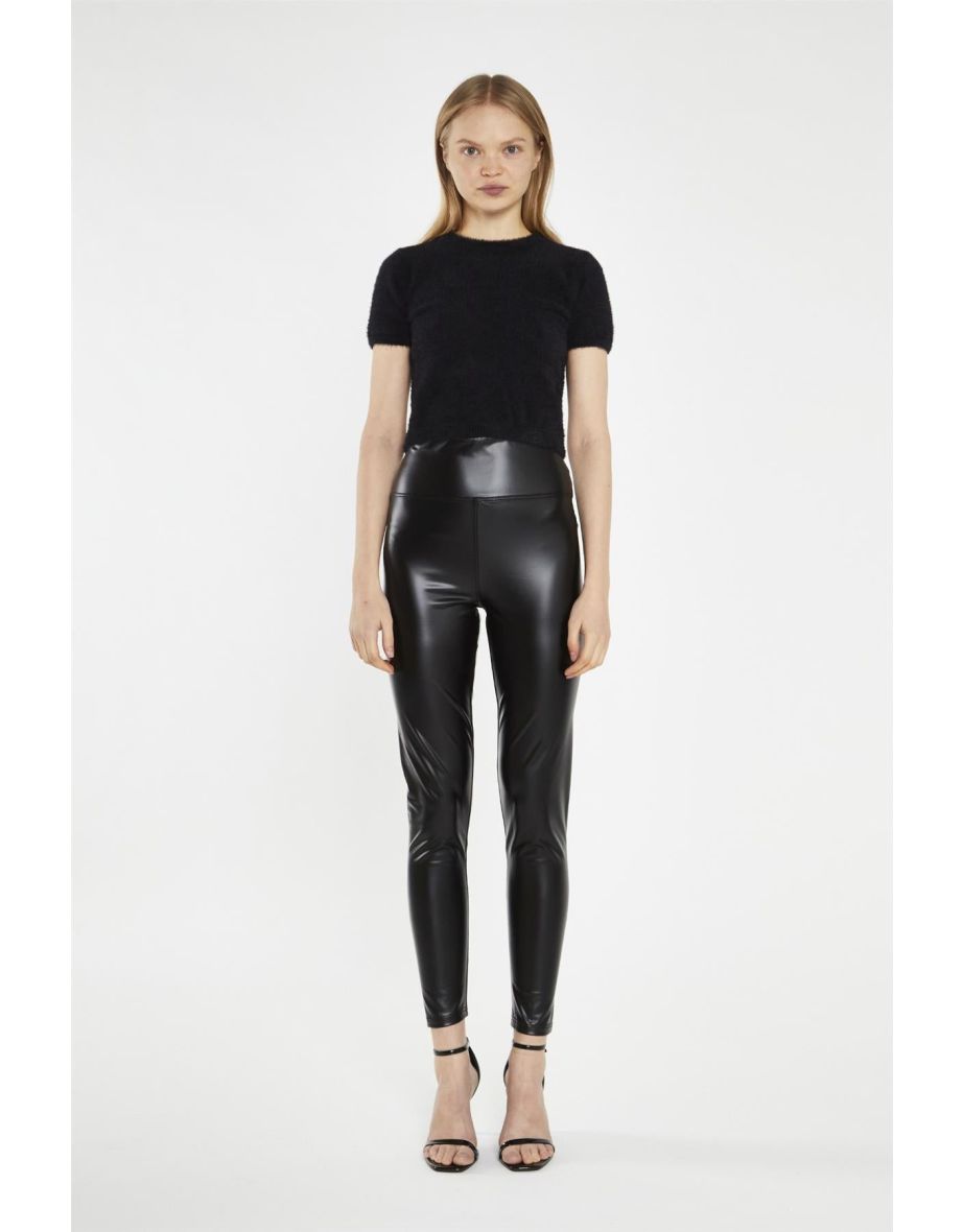 Black Bodycon-Leggings