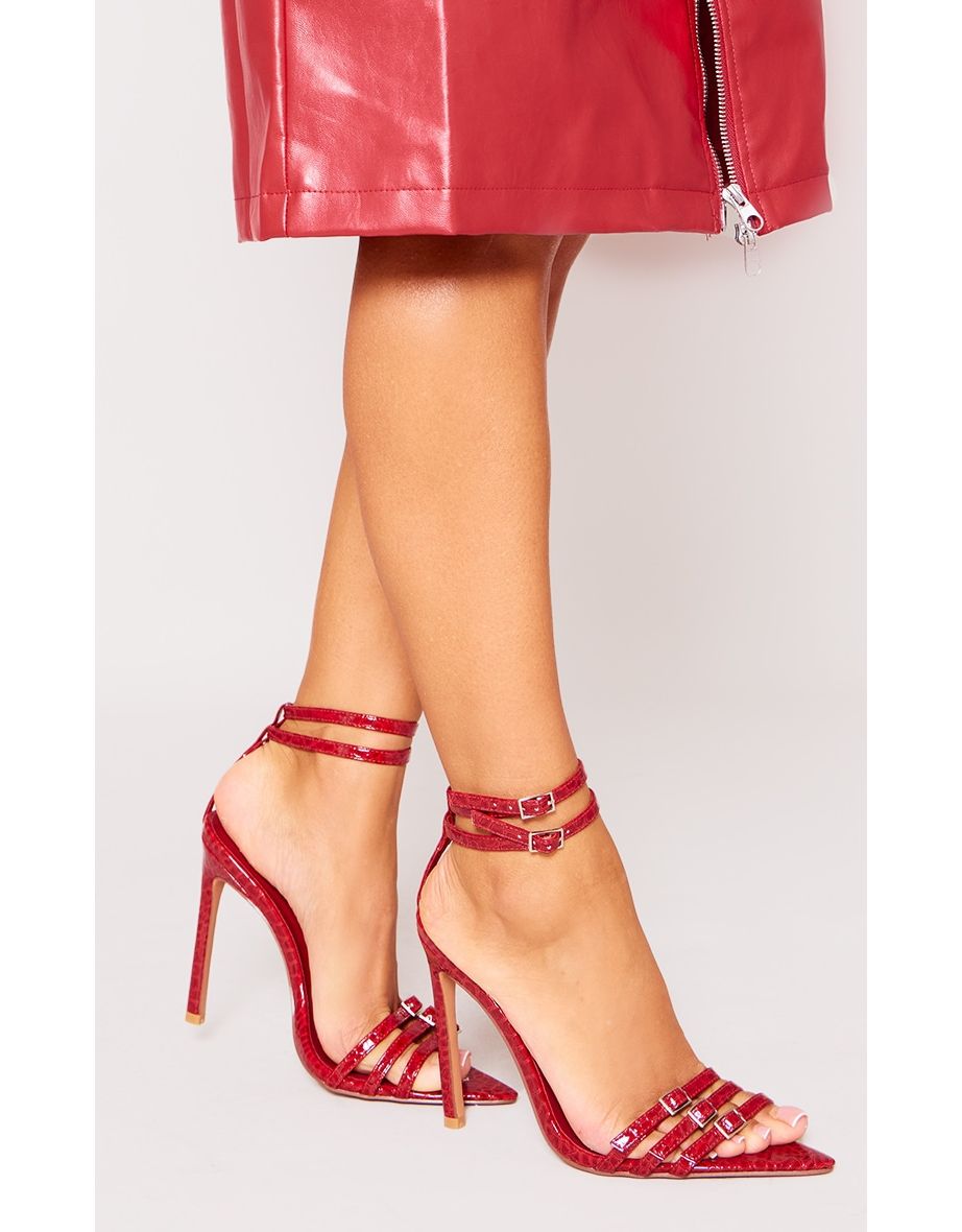 Cherry cheap red sandals