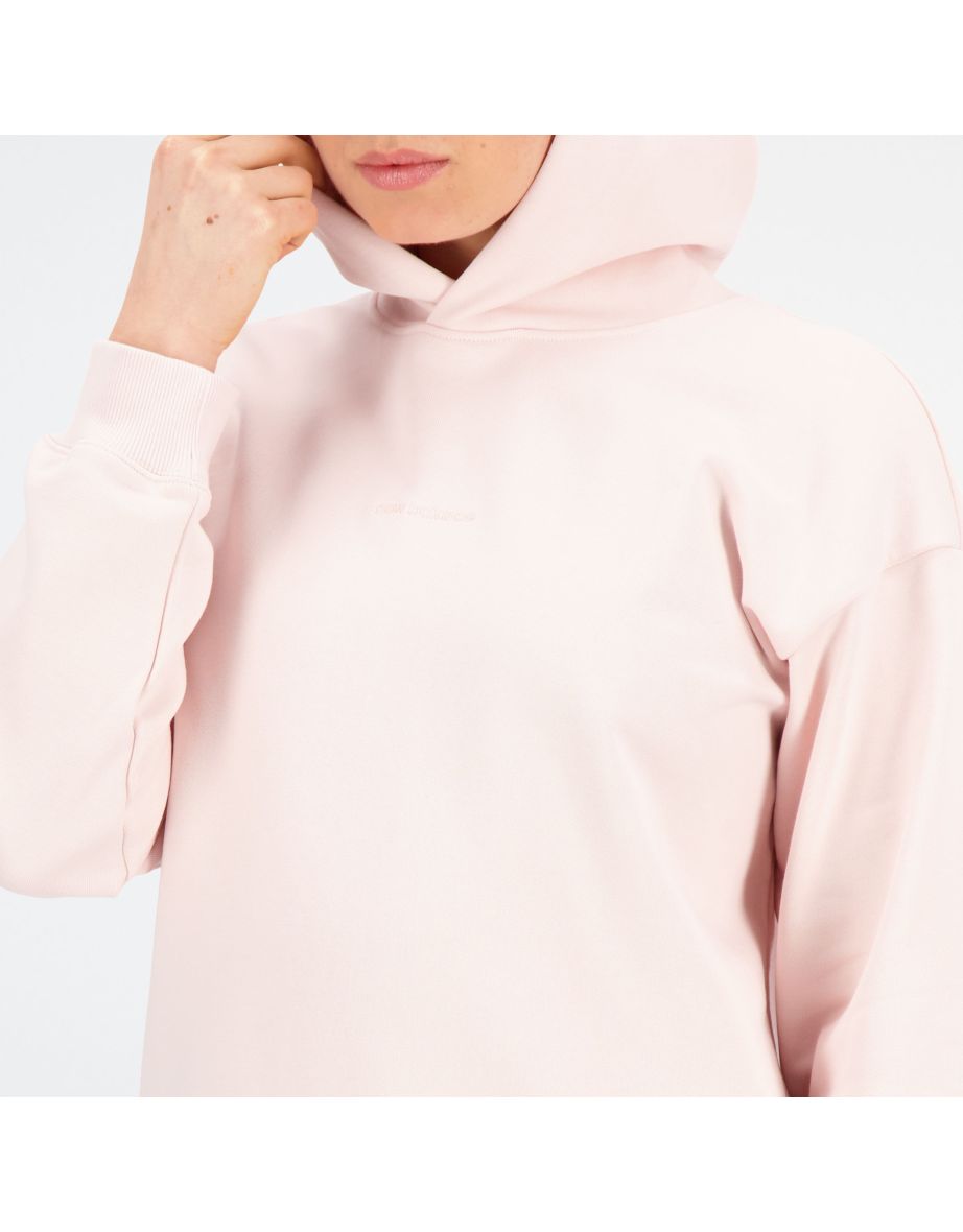 Women's New Balance Athletics Linear Hoodie in Pink - 3
