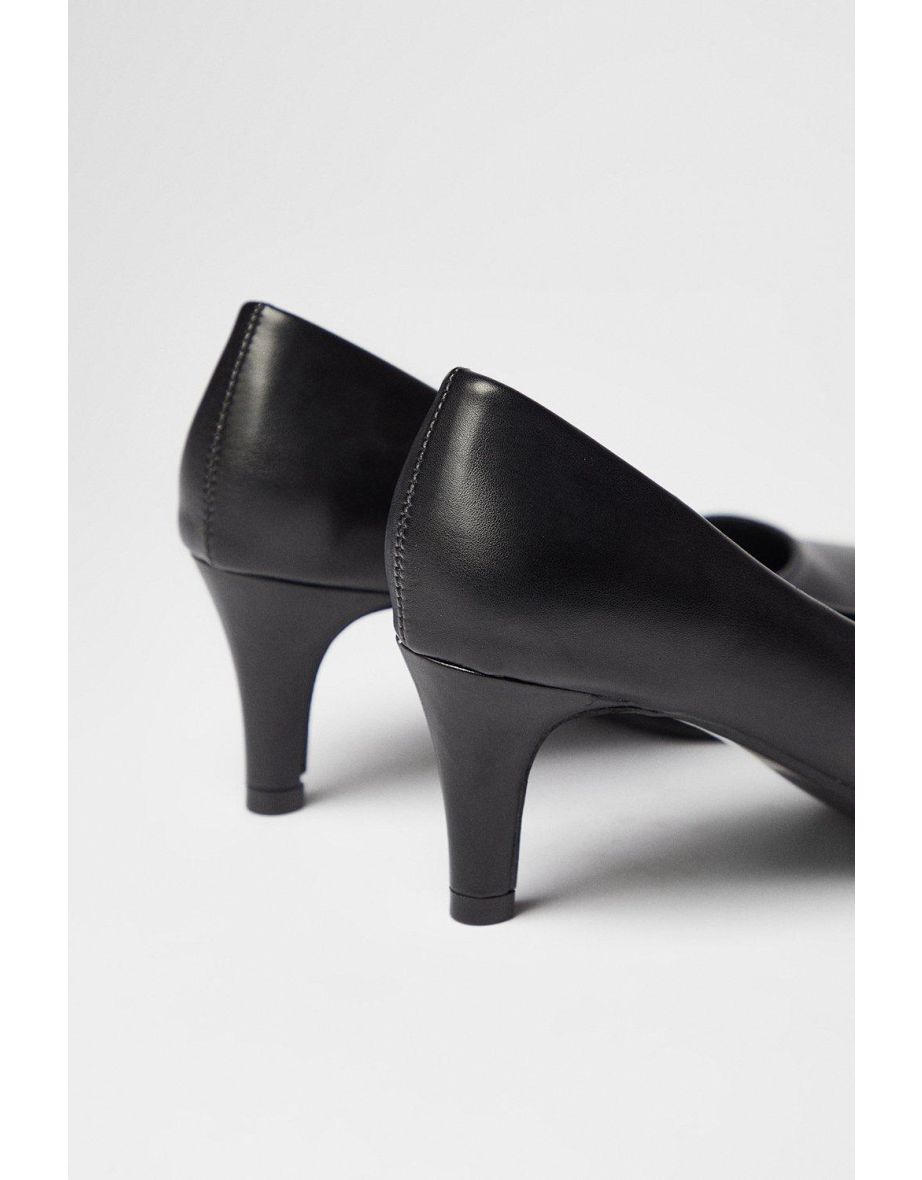 Dora Kitten Heel Court Shoes - 3