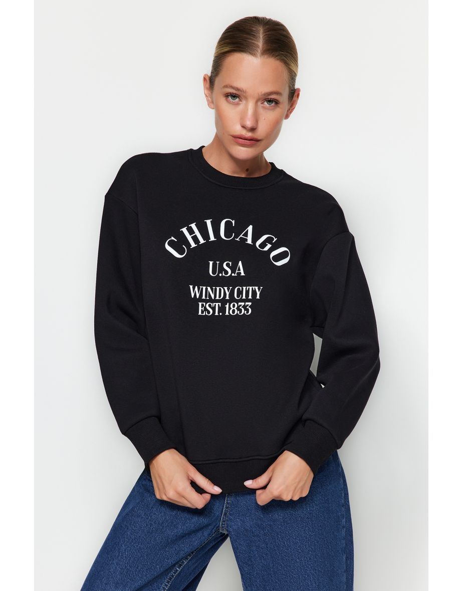 Thick crew clearance neck sweatshirts