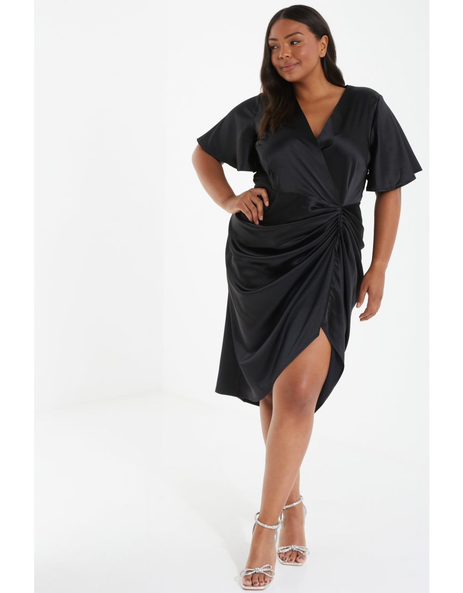 Quiz curve discount black dress