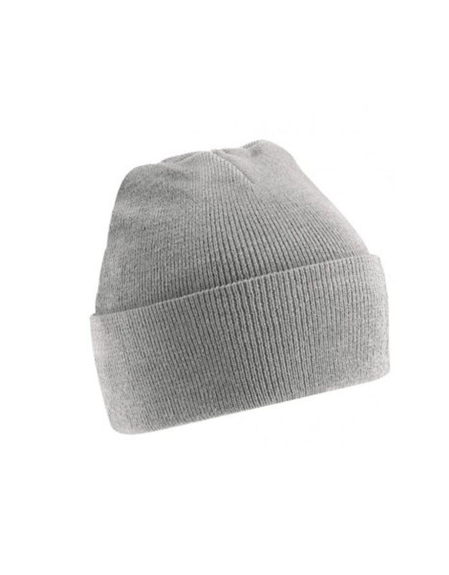 Beechfield Soft Feel Knitted Winter Hat - Ash Grey