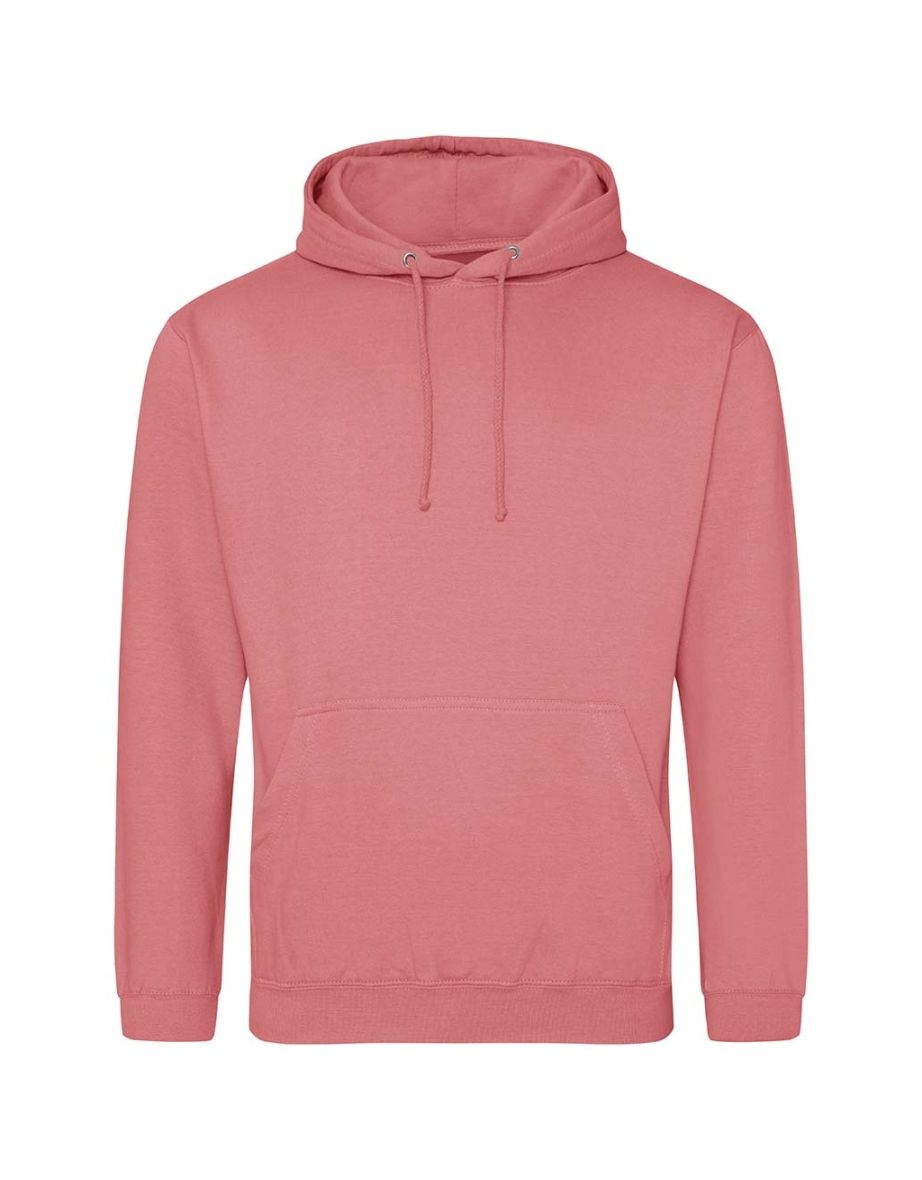Awdis Unisex Adult College Hoodie - Dusty Rose