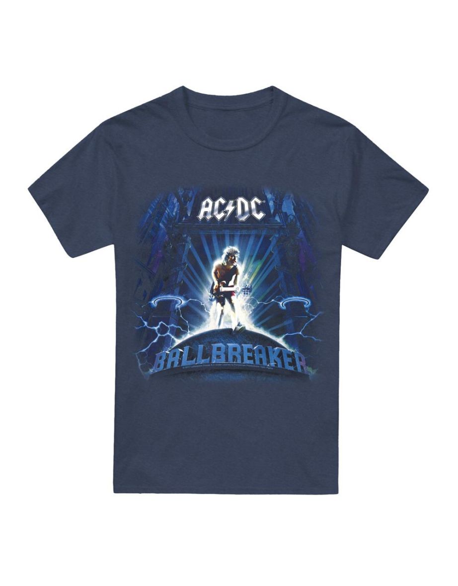 AC/DC Unisex Adult Ballbreaker T-Shirt - Navy