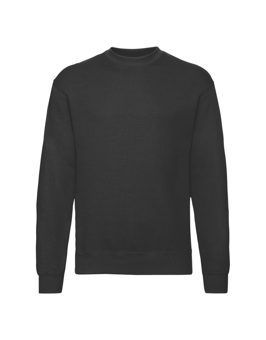 Fruit of the Loom Unisex Adult Classic Drop Shoulder Sweatshirt - Black