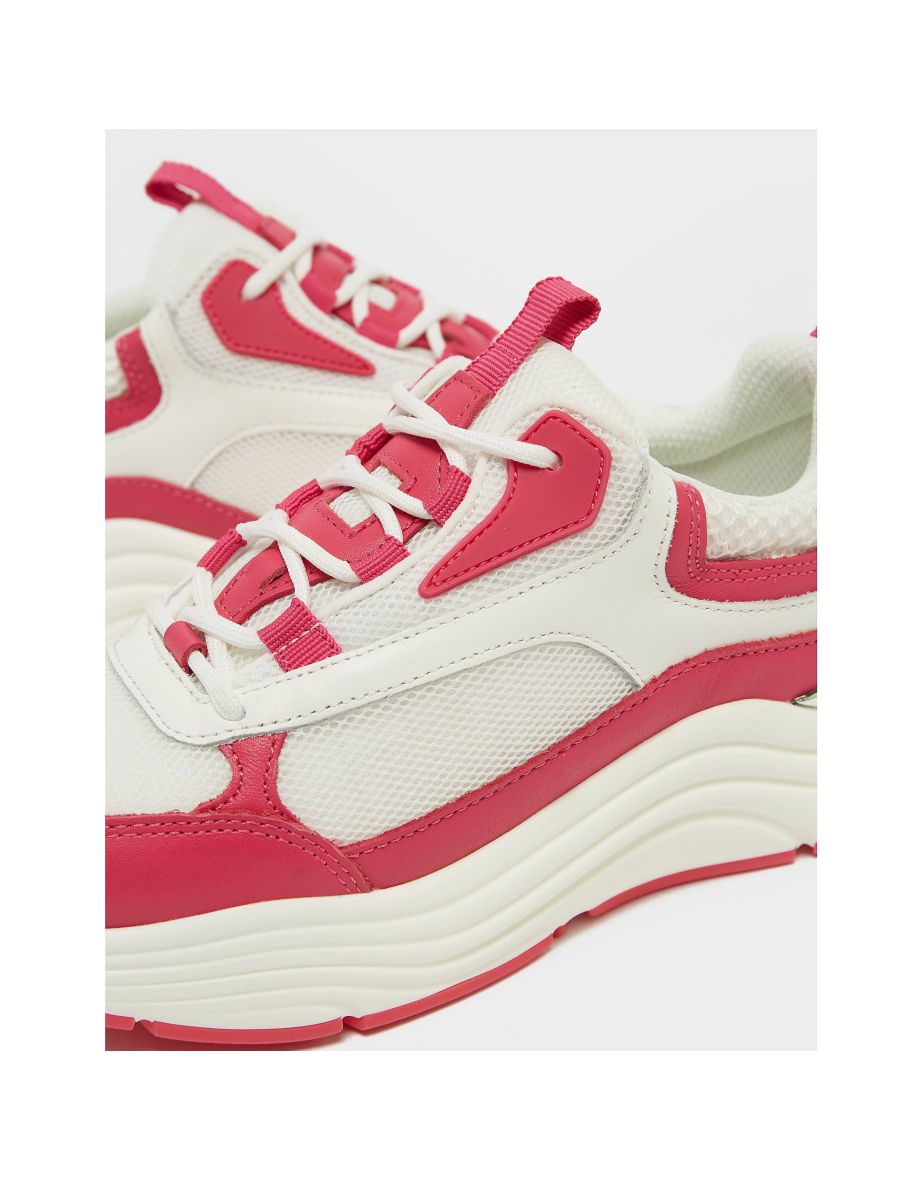 Women's Mallet Cyrus Suede Running Trainers in Pink - 3