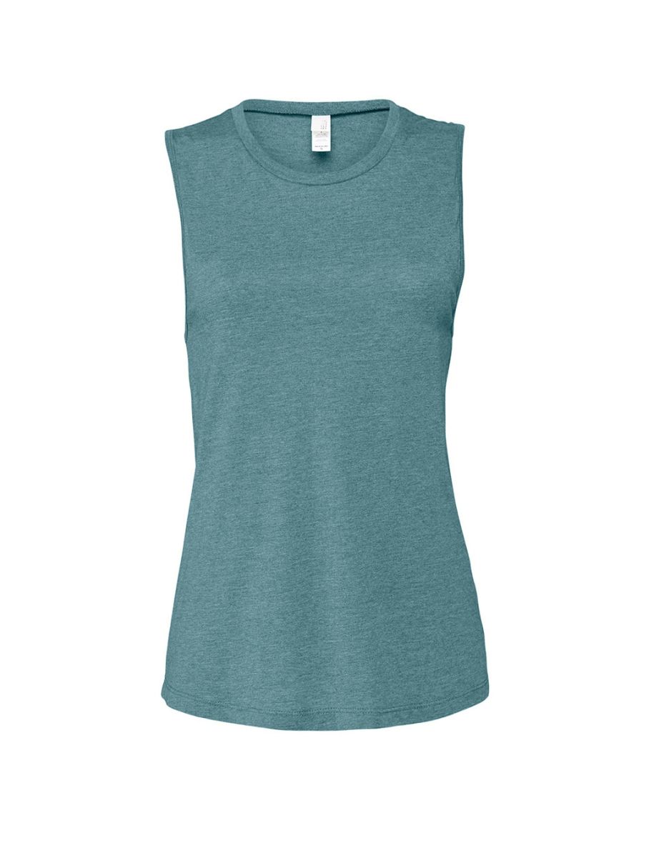 Bella + Canvas Womens/Ladies Jersey Tank Top - Deep Teal Heather