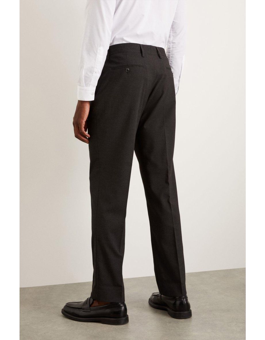 Tailored Fit Charcoal Essential Suit Trousers - 2
