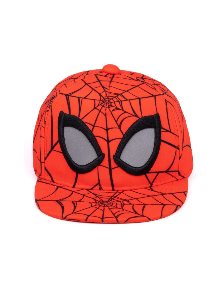 Spider-Man Boys Superhero Snapback Cap - Red/Black - 3