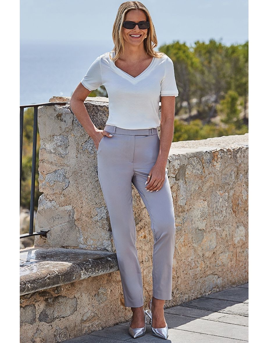 Ivory Premium Chiffon T-Shirt