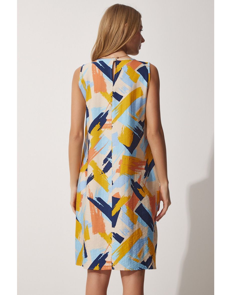 Patterned Summer Dress - 2