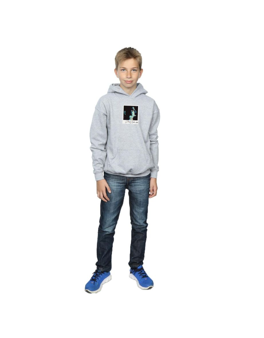 Janis Joplin Boys Memories 1970 Hoodie - Sports Grey - 3