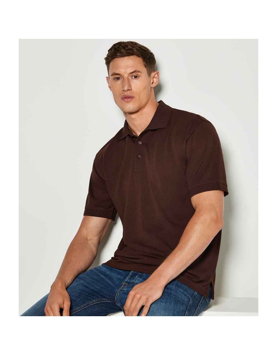 Kustom Kit Mens Klassic Piqué Polo Shirt - Deep Wine