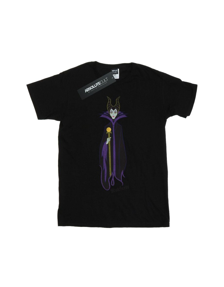 Disney Boys Sleeping Beauty Classic Maleficent T-Shirt - Black