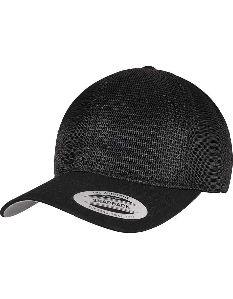 Flexfit Unisex Adult Omnimesh Mesh Cap - Black