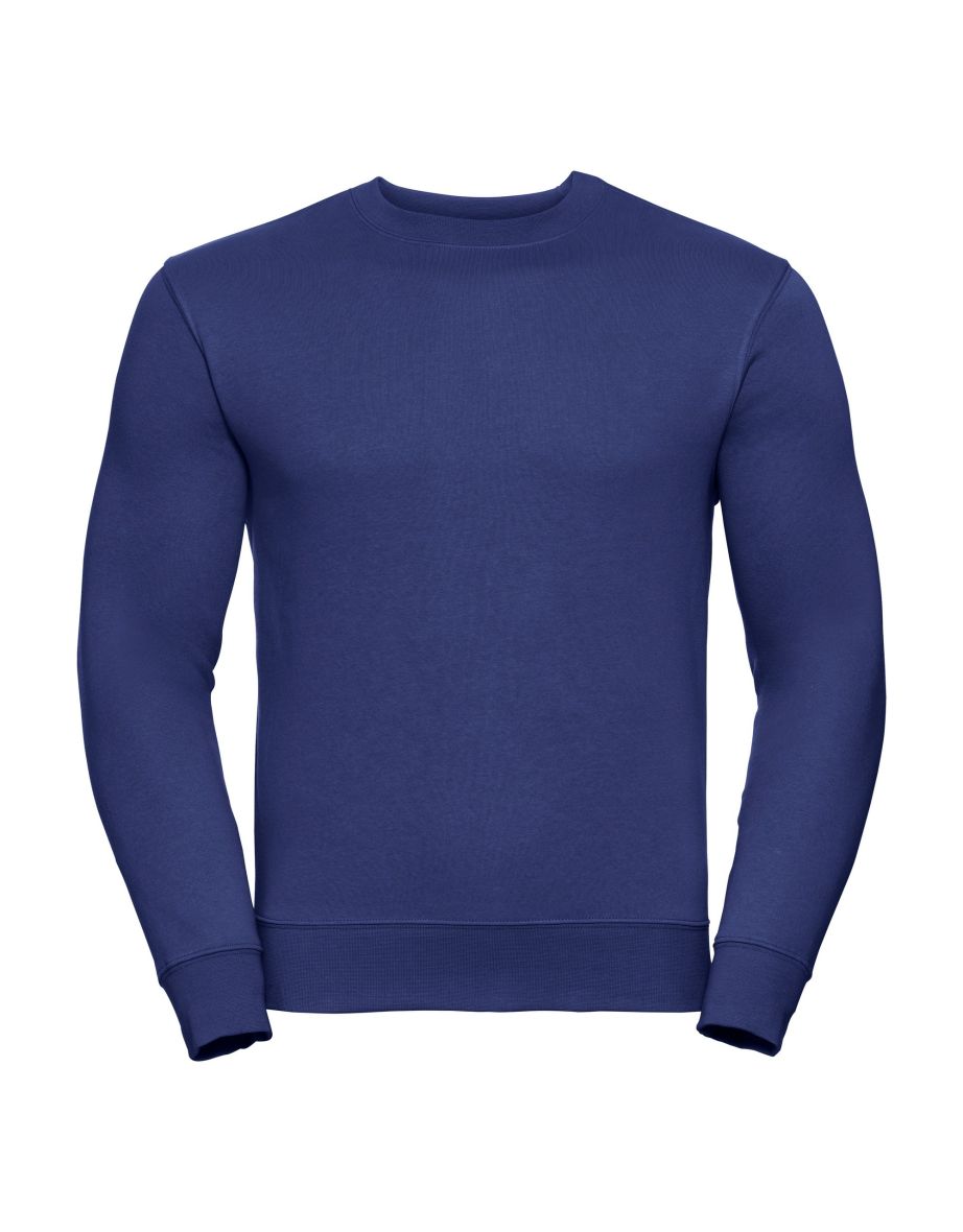 Russell Mens Authentic Sweatshirt (Slimmer Cut) - Bright Royal