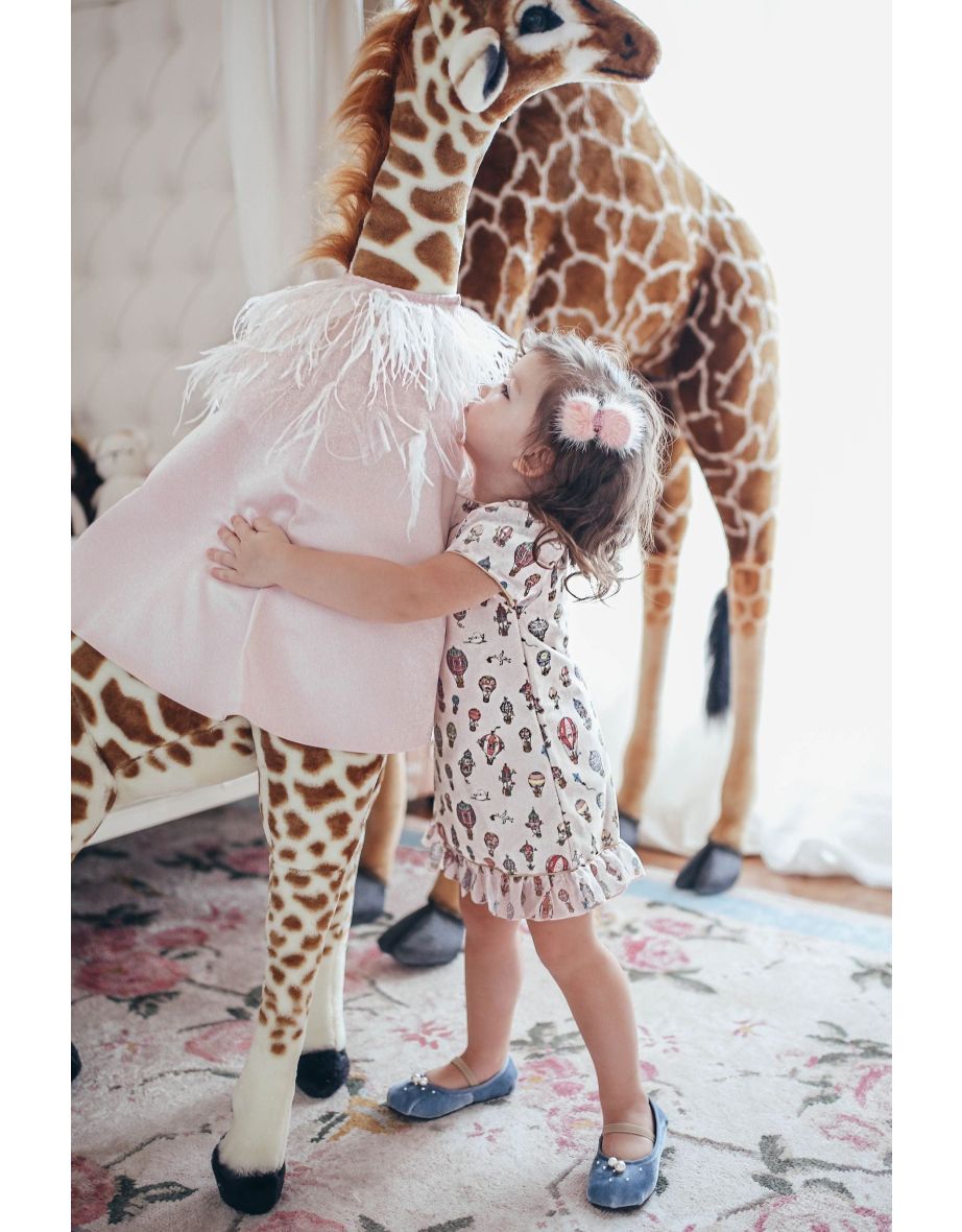 Atelier Choux Baby Girls Velour Party Dress