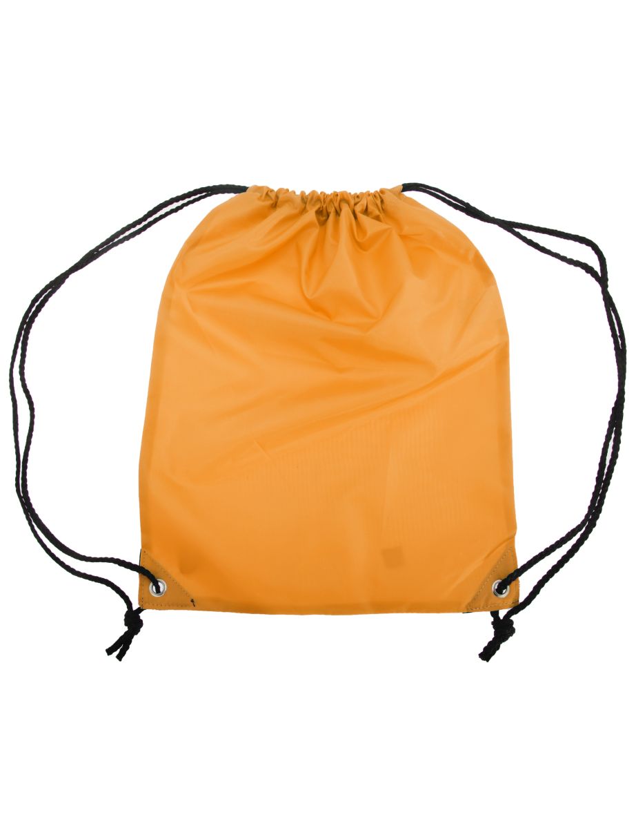 Shugon Stafford Plain Drawstring Tote Bag - 13 Litres (Pack of 2) - Orange