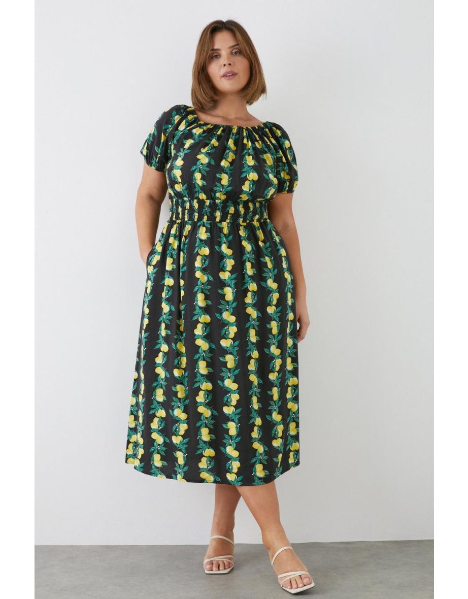 Dorothy perkins lemon dress hotsell