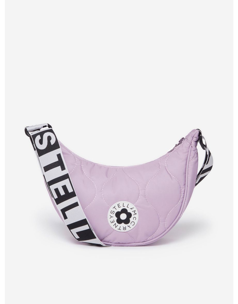 Stella McCartney Girls Quilted Shoulder Bag in Purple (22cm)