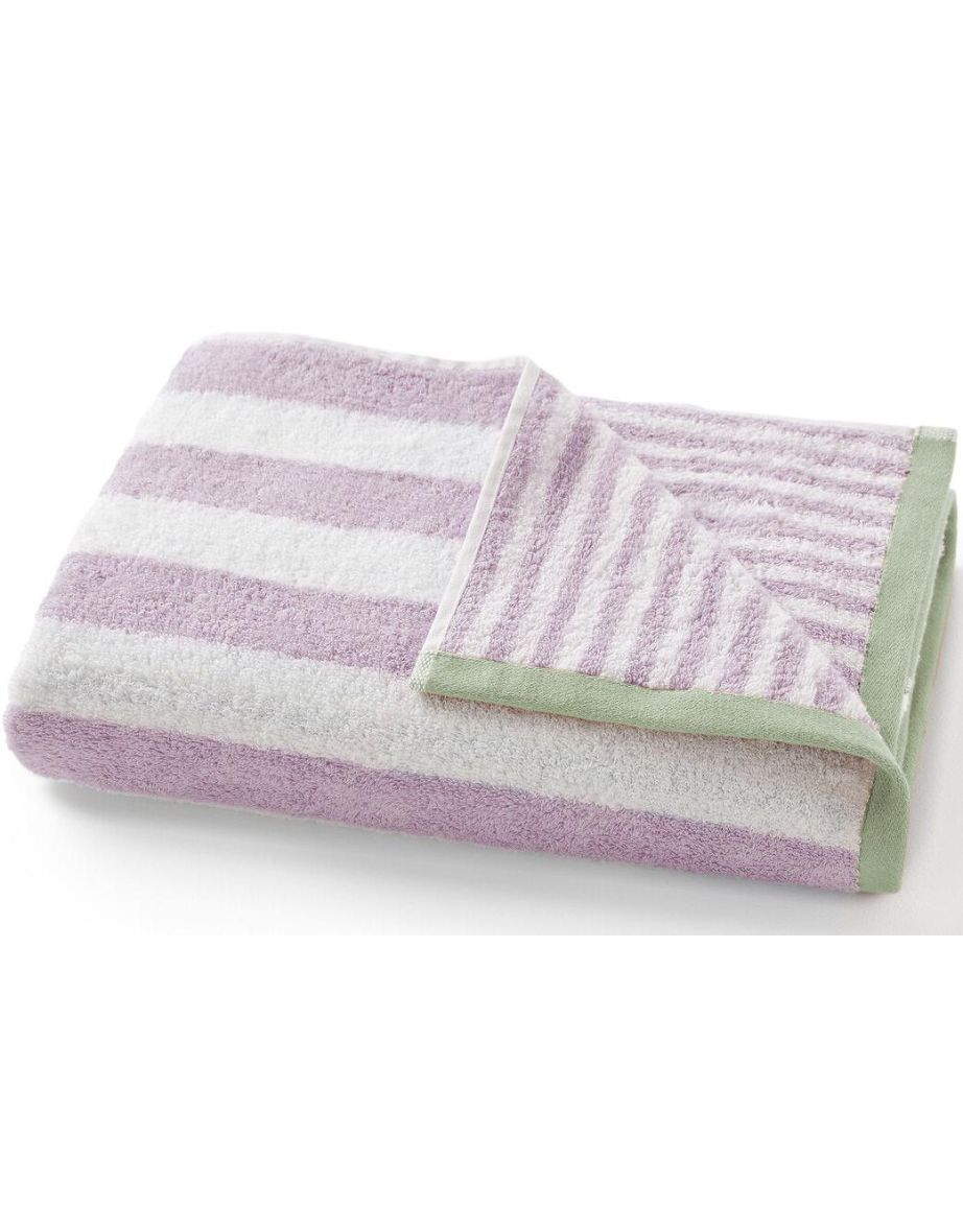 Dani Striped 100% Cotton Bath Towel