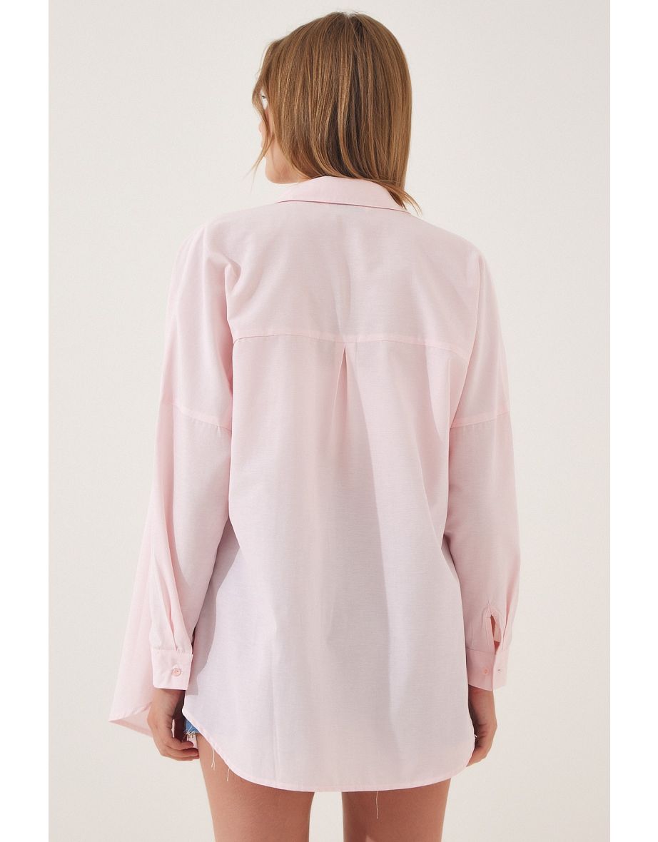 Shirt - Pink - Oversize - 2