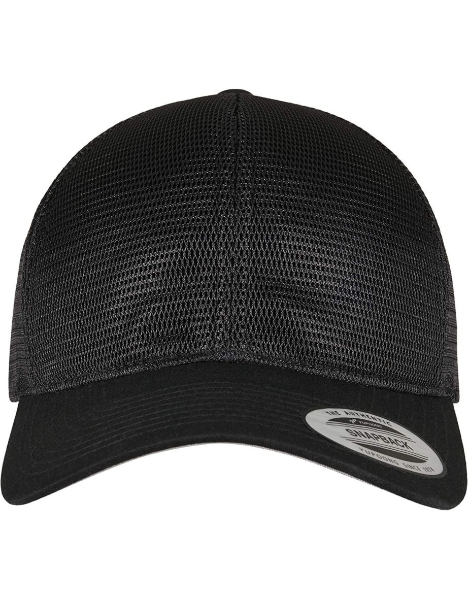 Flexfit Unisex Adult Omnimesh Mesh Cap - Black - 3