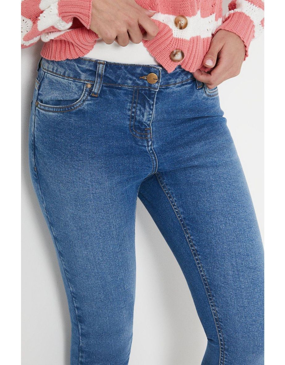 Petite Jade Mid Rise Skinny Jeans - 3