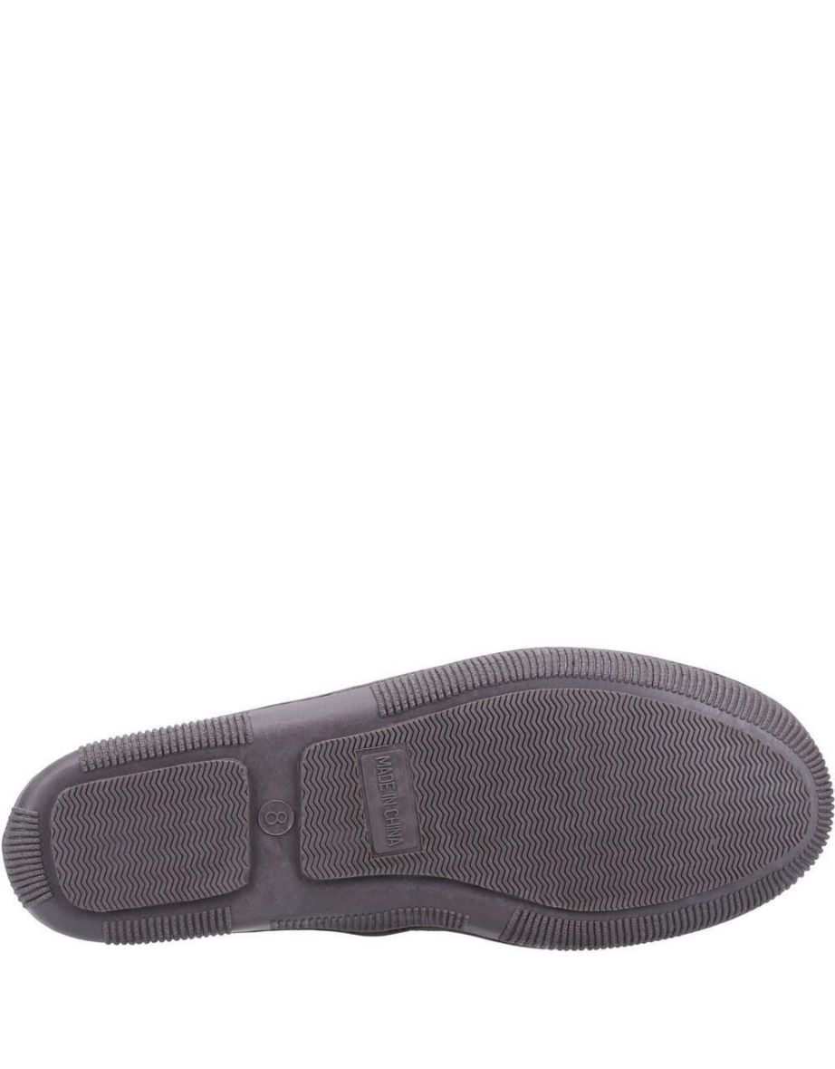 Cotswold Mens Sodbury Suede Moccasin Slippers - Brown - 2