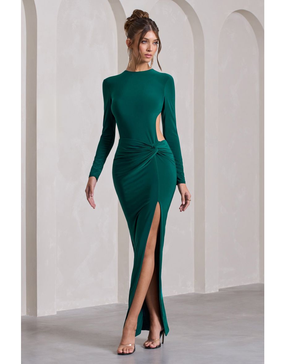 Bottle green dress hotsell