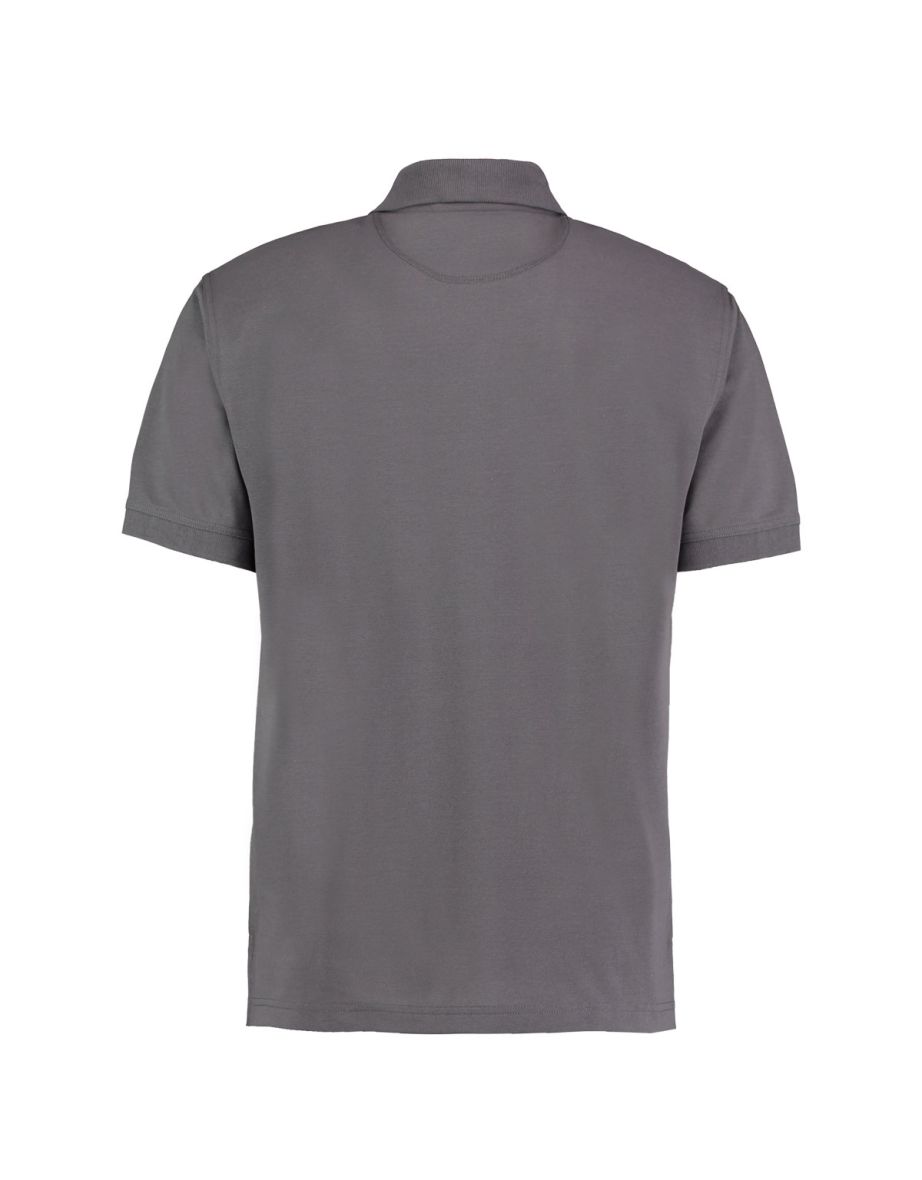 Kustom Kit Mens Klassic Superwash Short Sleeve Polo Shirt - Charcoal - 1