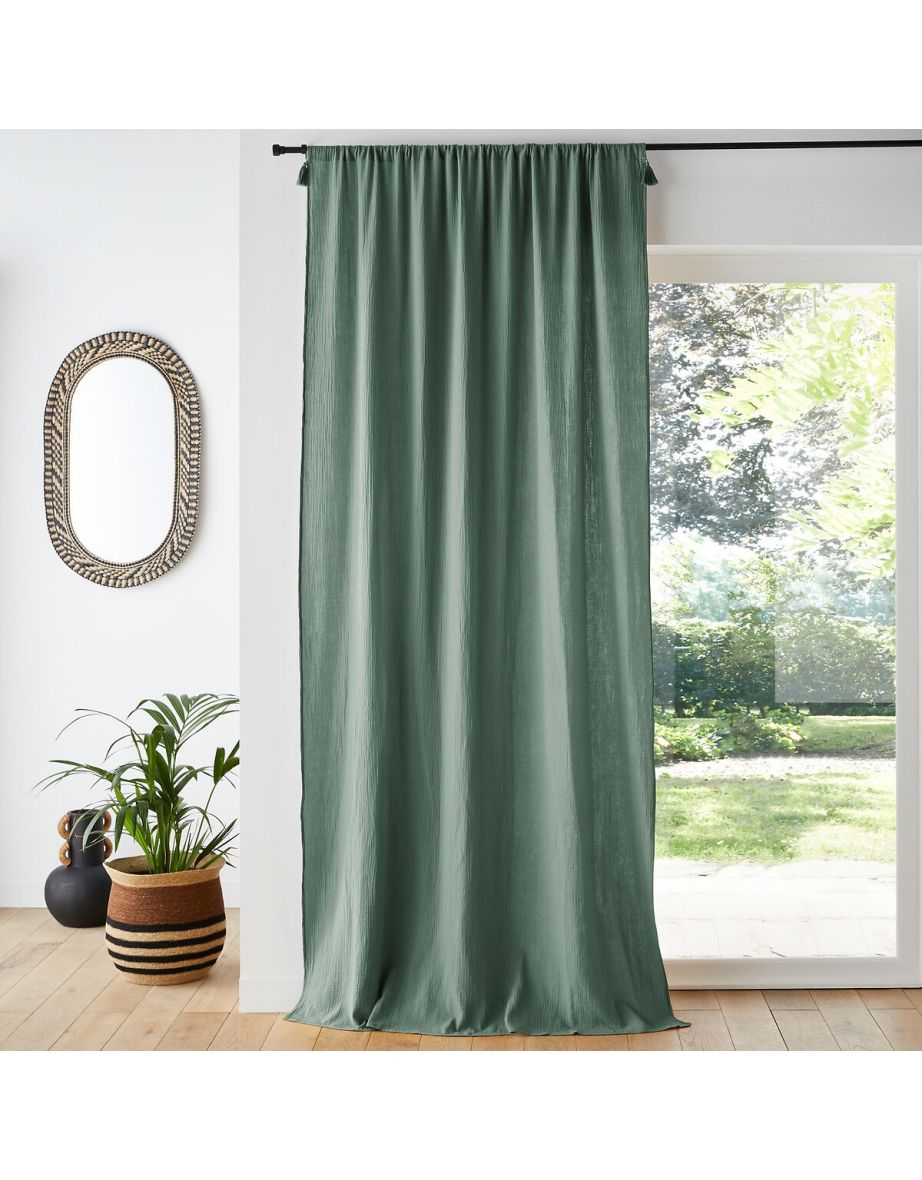 Kumla Cotton Muslin Single Curtain