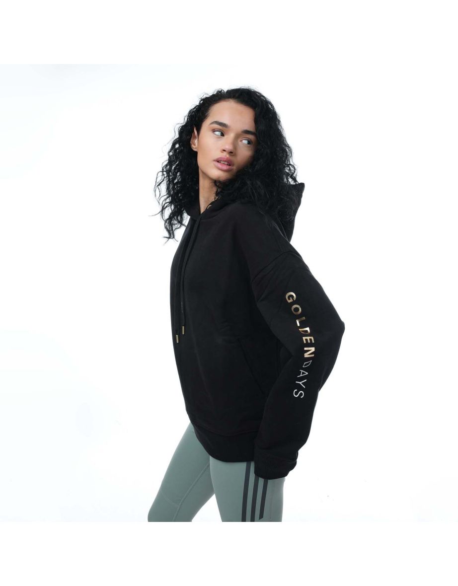 Women's Hugo Boss Eustice Hoodie in Black - 3