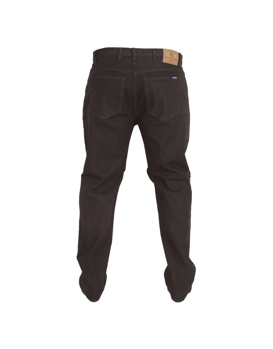 Duke Mens Rockford Carlos Kingsize Stretch Jeans - Black - 3