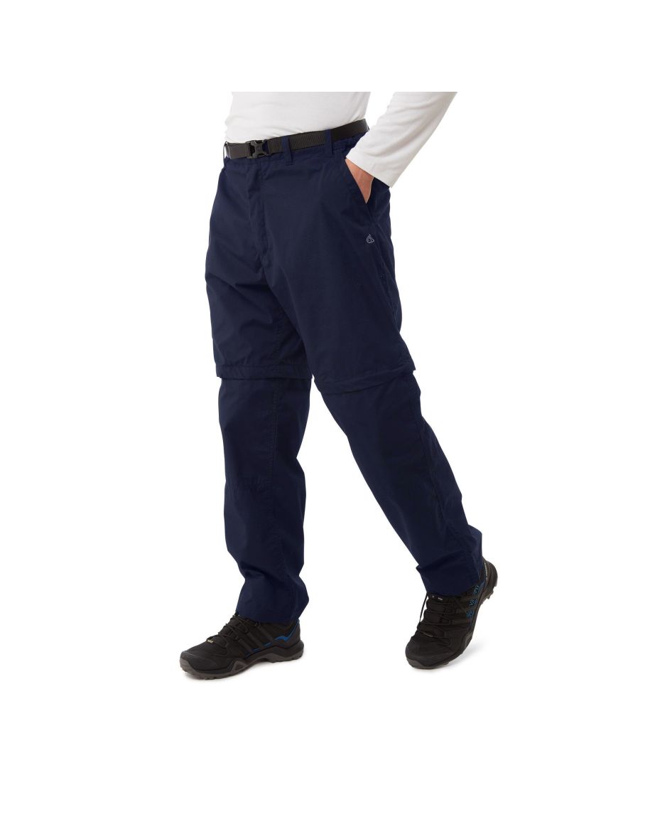 Craghoppers Mens Expert Kiwi Tailored Cargo Trousers - Dark Navy - 1