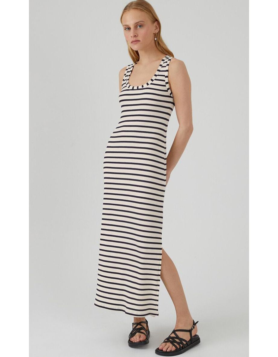 Striped Bodycon Tank Dress