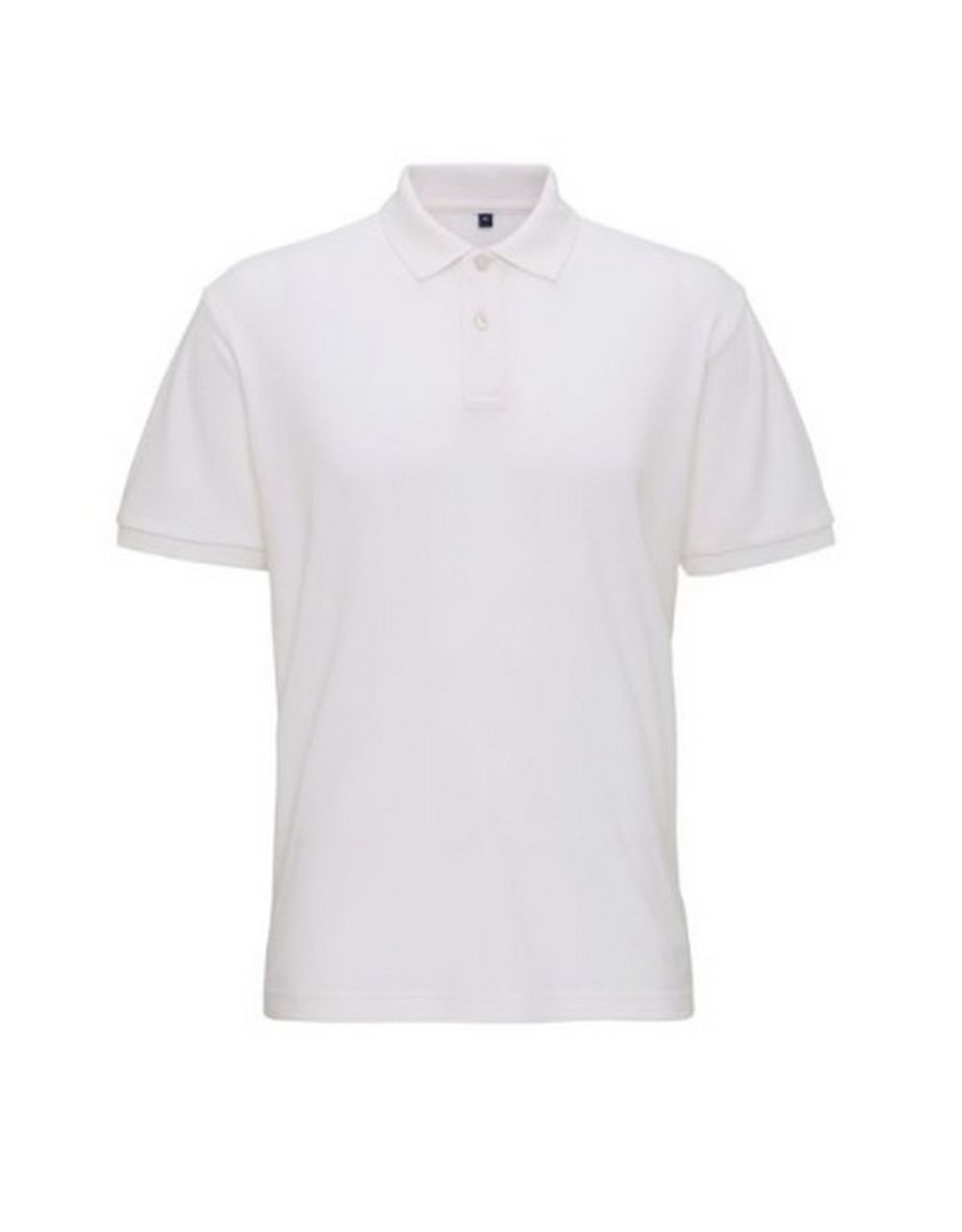 Asquith & Fox Mens Super Smooth Knit Polo Shirt - White