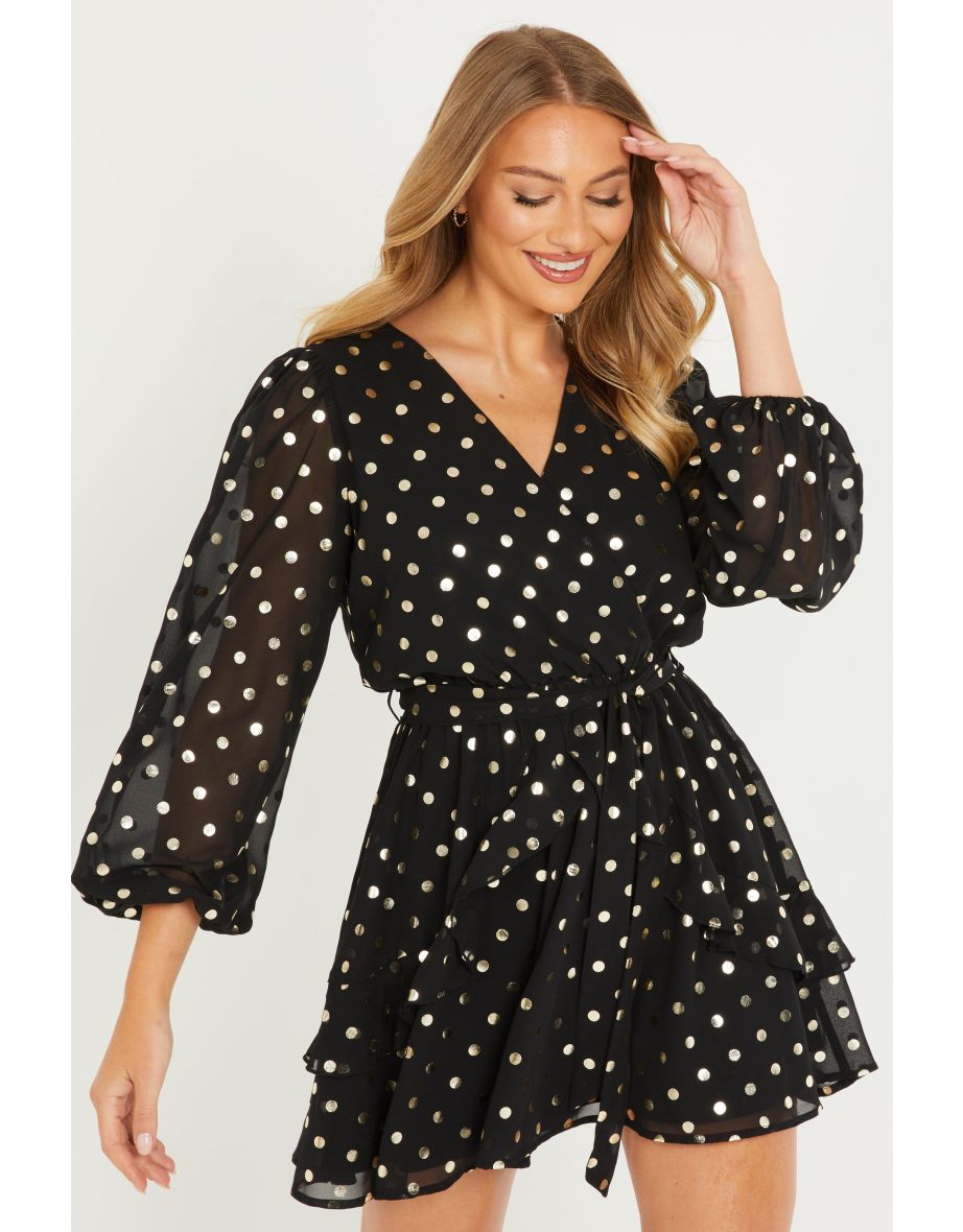 Quiz spotty dress hotsell