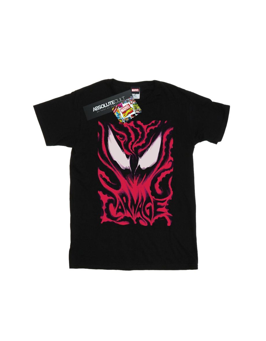 Marvel Boys Venom Carnage T-Shirt - Black - 1