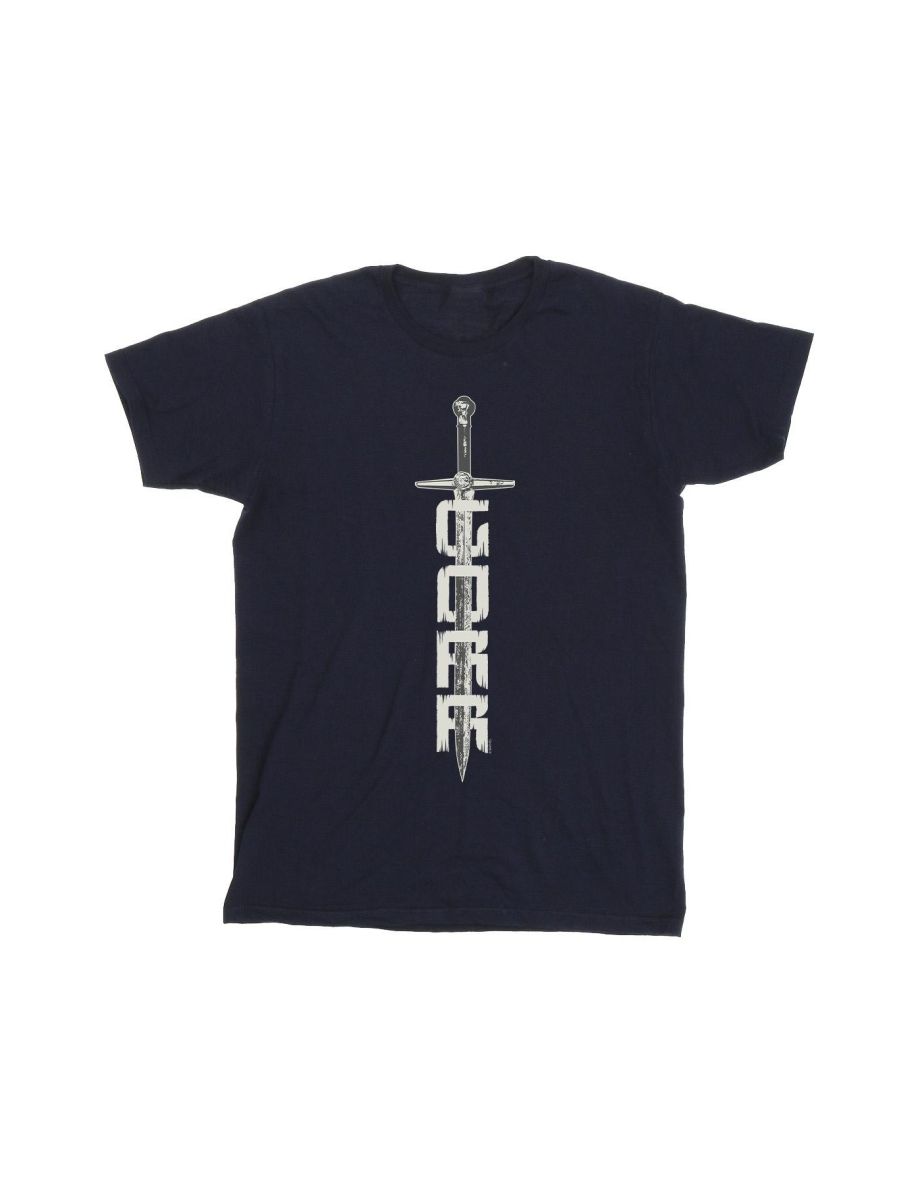 Marvel Mens Thor Love And Thunder Gorr Sword T-Shirt - Navy Blue