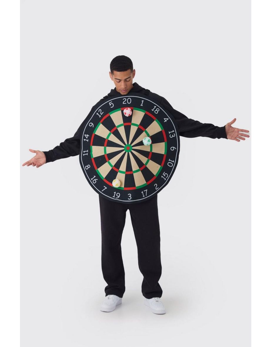 Dartboard Fancy Dress Costume - black