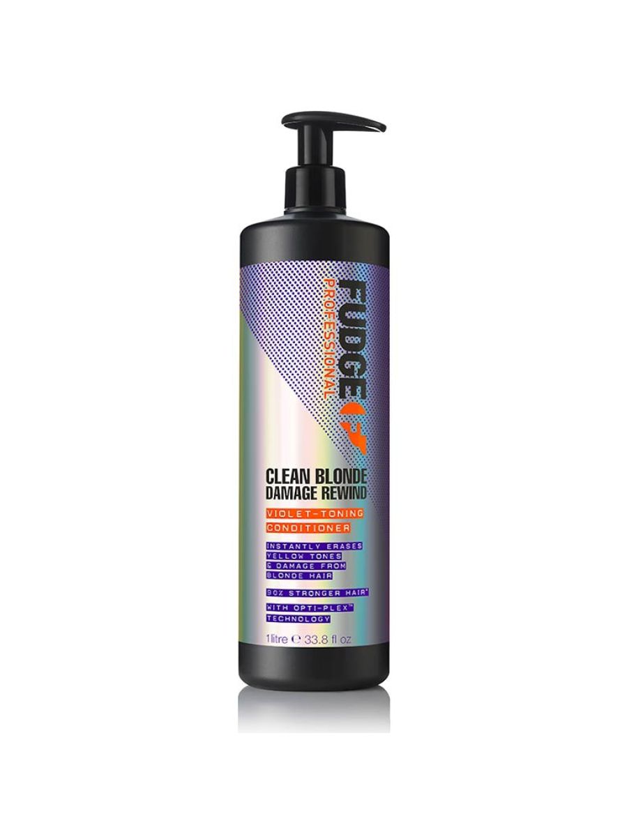 Fudge Clean Blonde Damage Rewind Purple Violet Toning & Repair Conditi