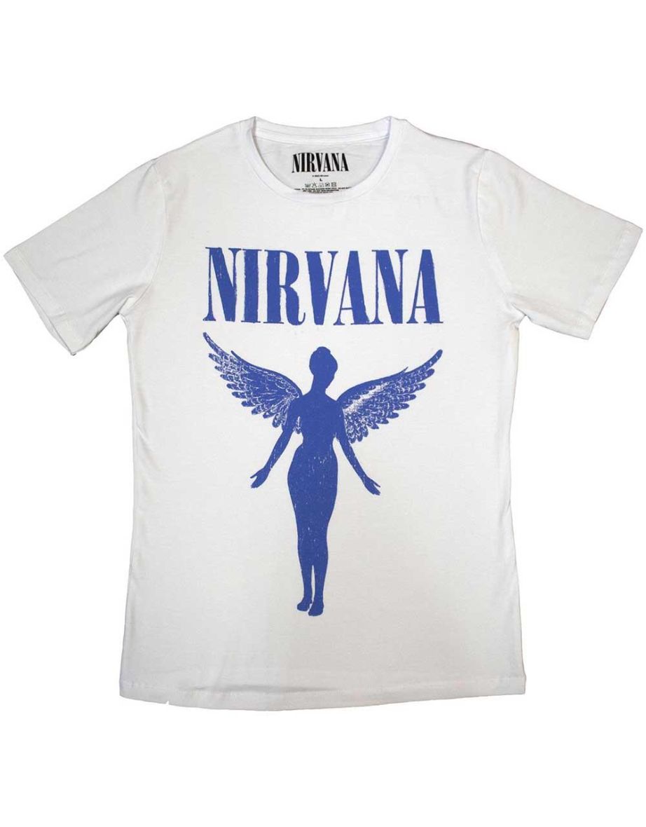 Nirvana Womens/Ladies Angelic Mono T-Shirt - White