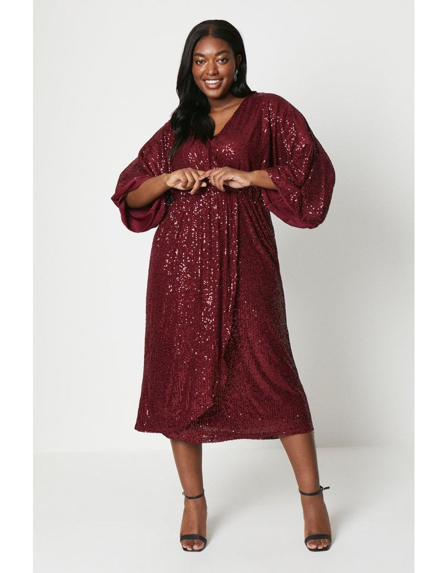 Glitter kimono dress sale