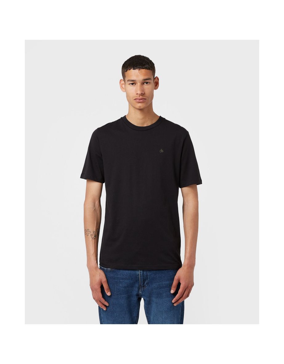 Men's Scotch & Soda Organic T-Shirt in Black