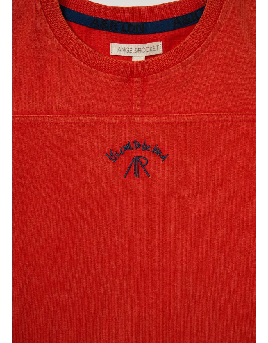 Hudson Washed Yoke Branded T Shirt - 3