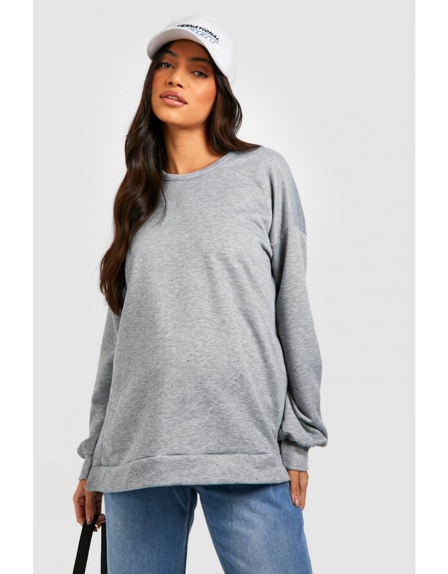 Side split clearance sweatshirt