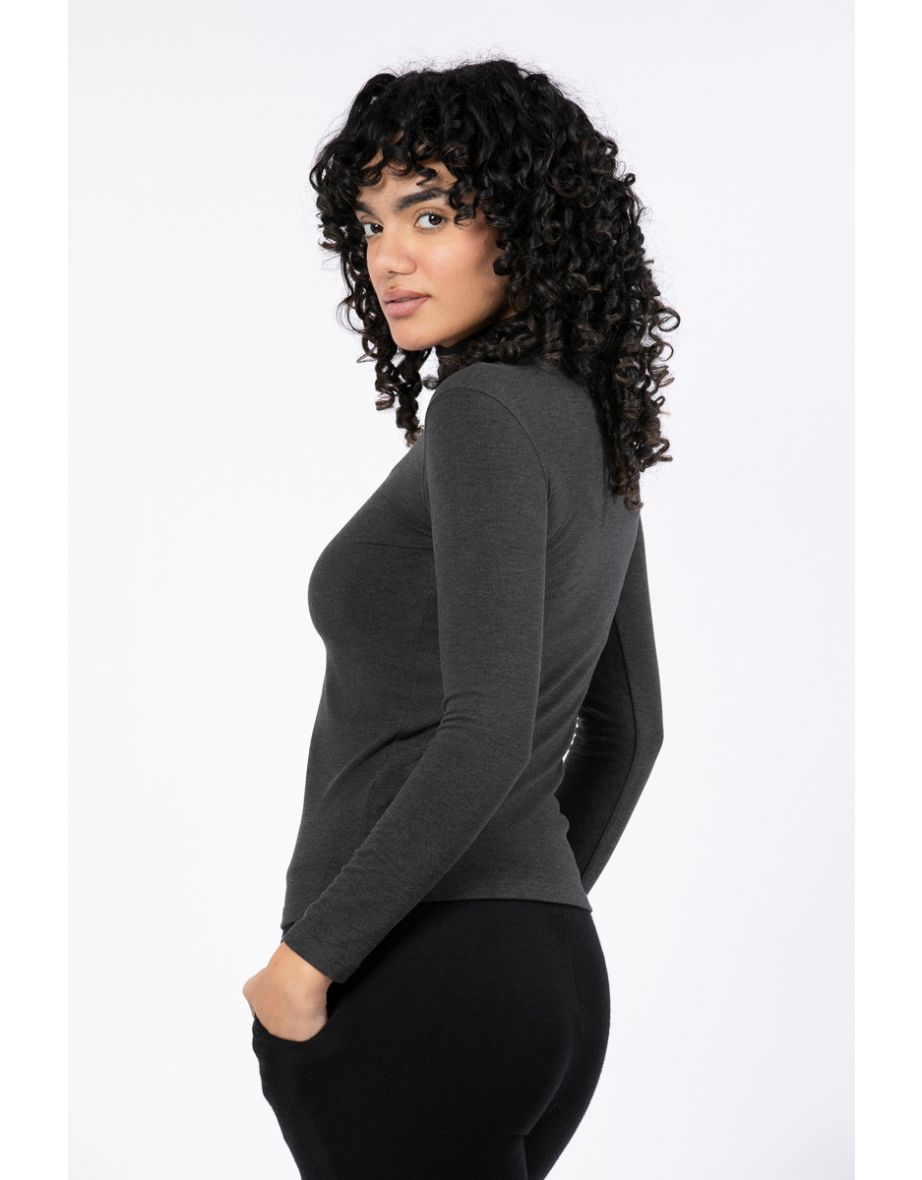 High Neck Women Heattechno Thermal Top - 3